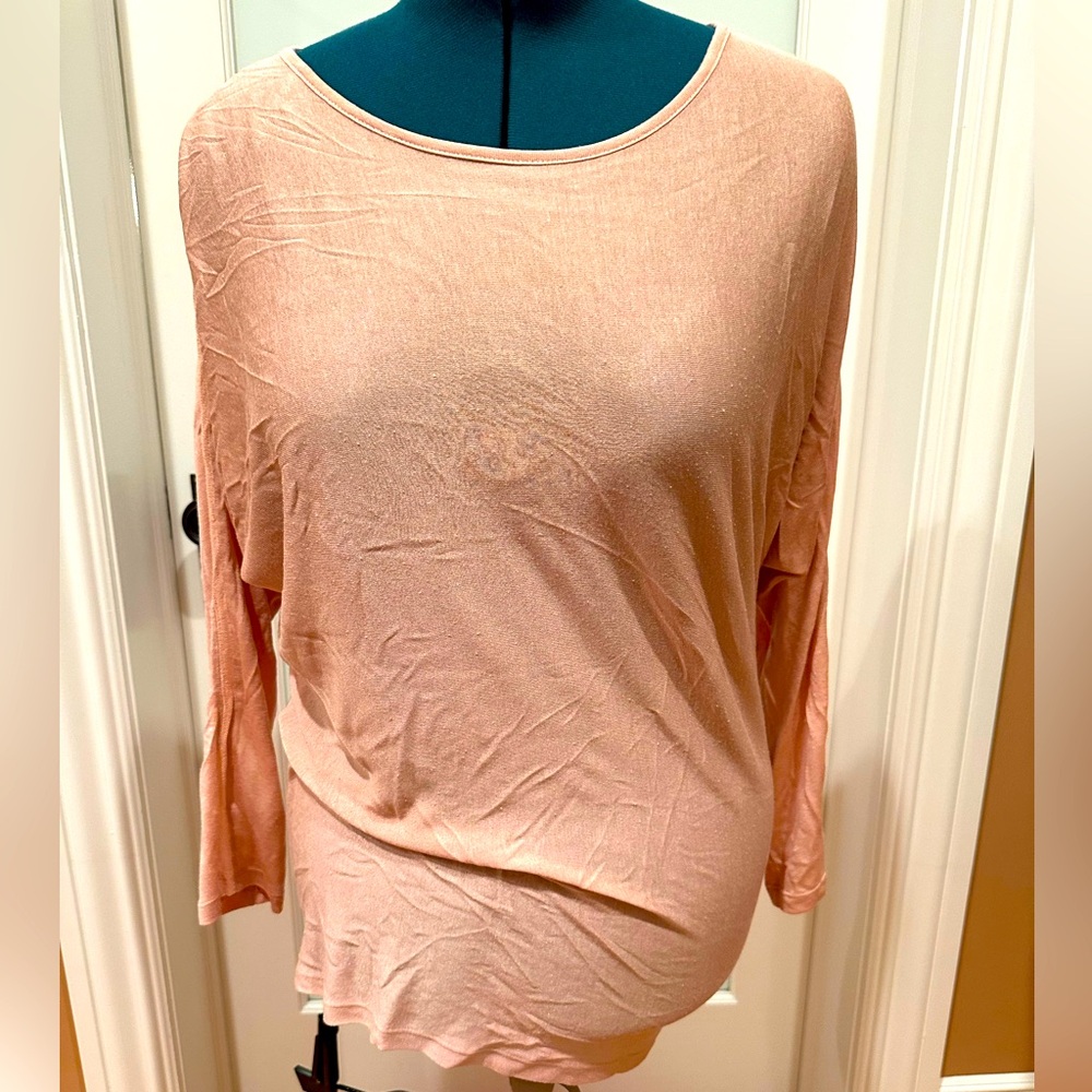 Vince Dusty Rose Blouse, Size L